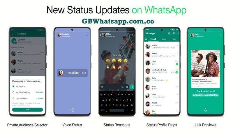 WhatsApp స్థితిని ఆస్వాదించడానికి కొత్త మార్గాలు